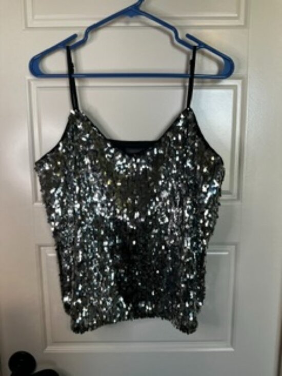 Vince Camuto Tops - Vince Camuto Fun Sparkly Sequins Tank Top